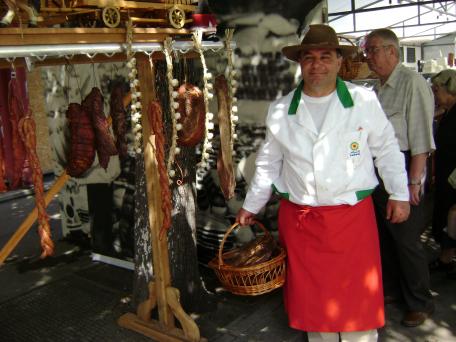 Ioan Taran Baciu din Fundu Moldovei, Bucovina, la Targul Taranului 2008