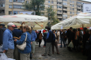 Vizitatori la Zile dobrogene, Targul Taranului Roman